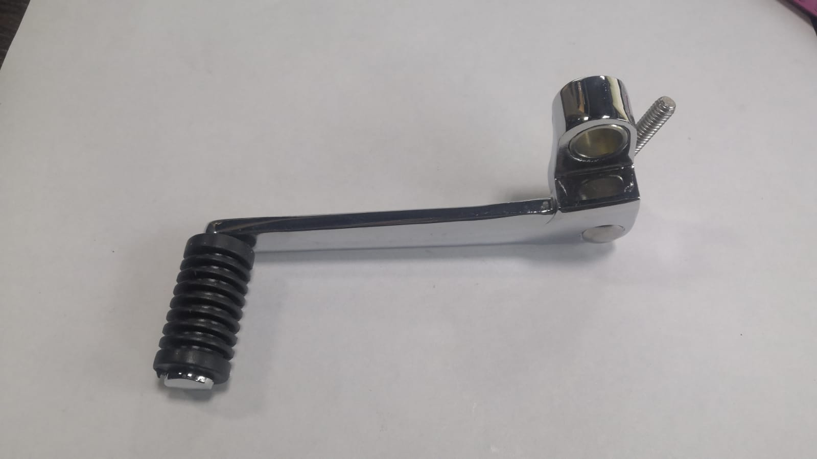 Лапка переключения кпп ZX10 2006-2010 ZX6R 2005-2011 серебристая